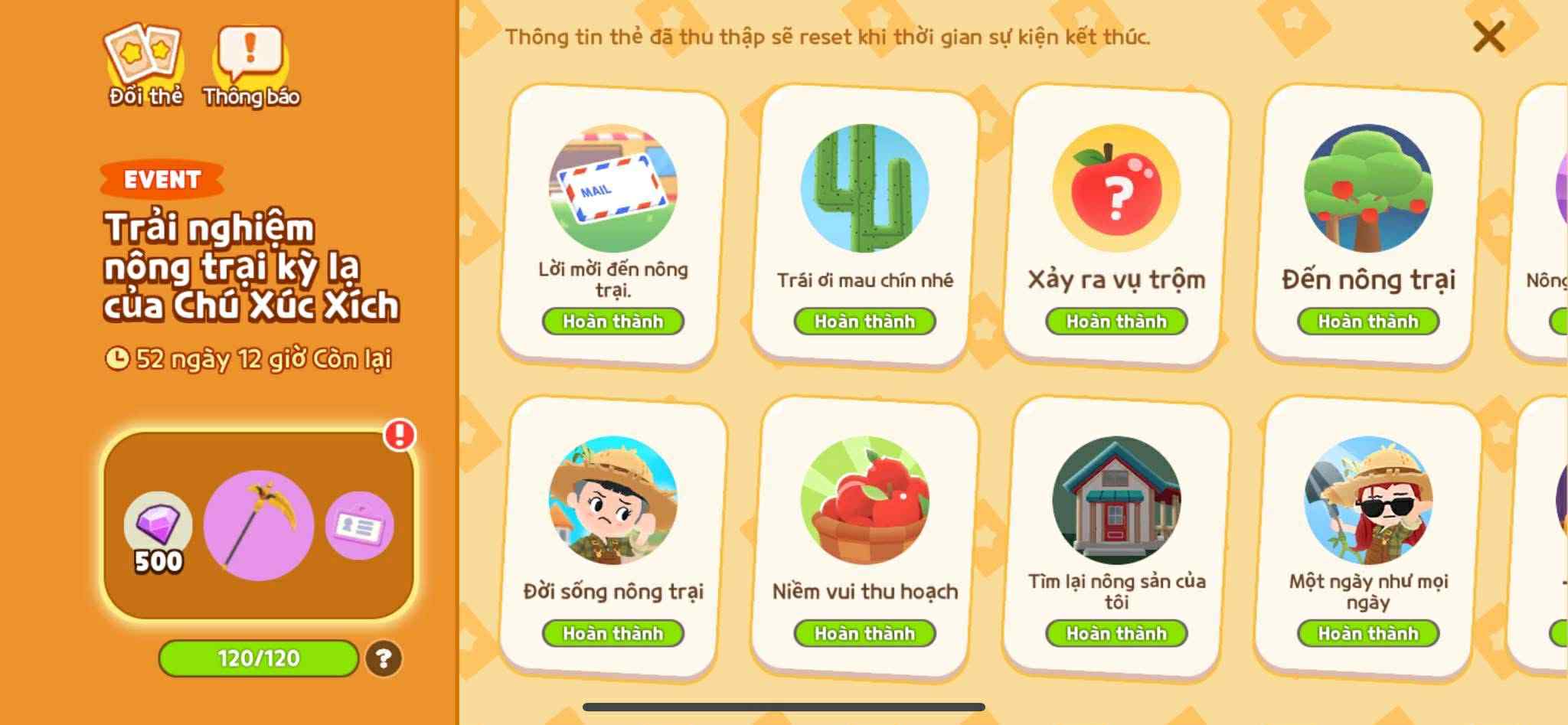 CÀY FULL THẺ 120/120